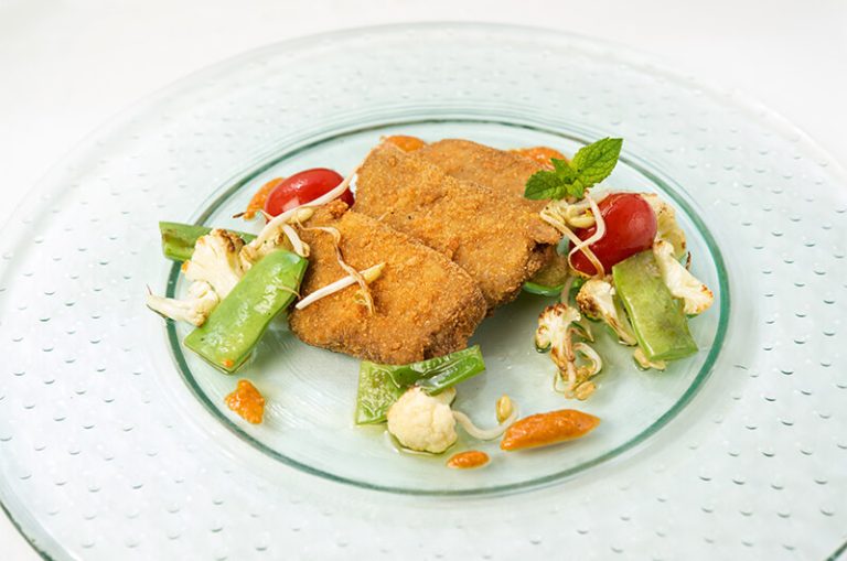 Libritos de seitán y tofu ahumado